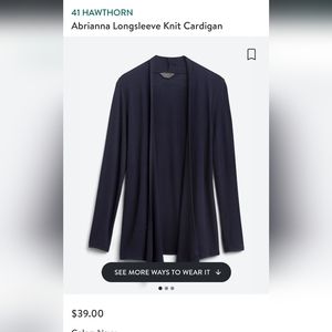StitchFix 41Hawthorn Abrianna Knit Cardigan
